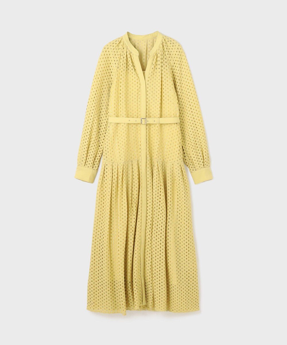 GRACE CONTINENTAL メッシュレースカフタンワンピース 