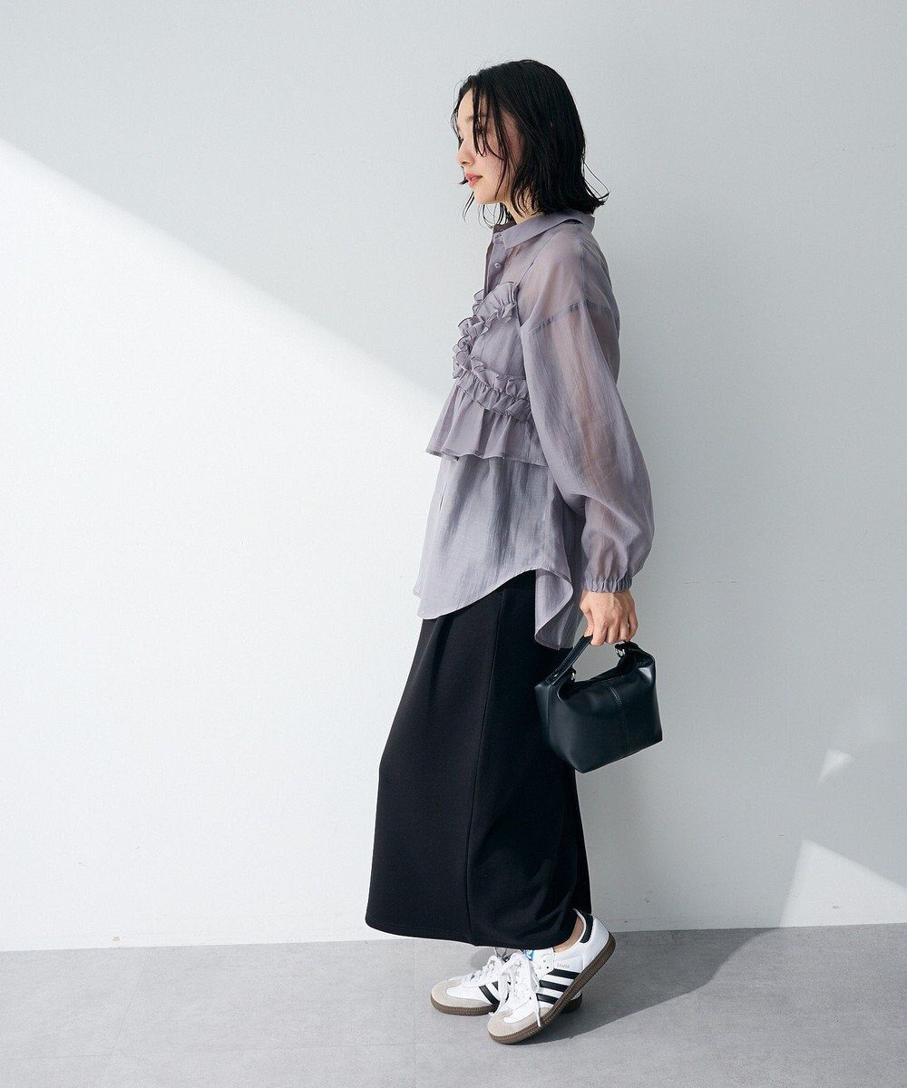 Green Parks 【WEB限定】ＳＥＴ２点フリルビスチェ＋シャツチュニックⅡ 