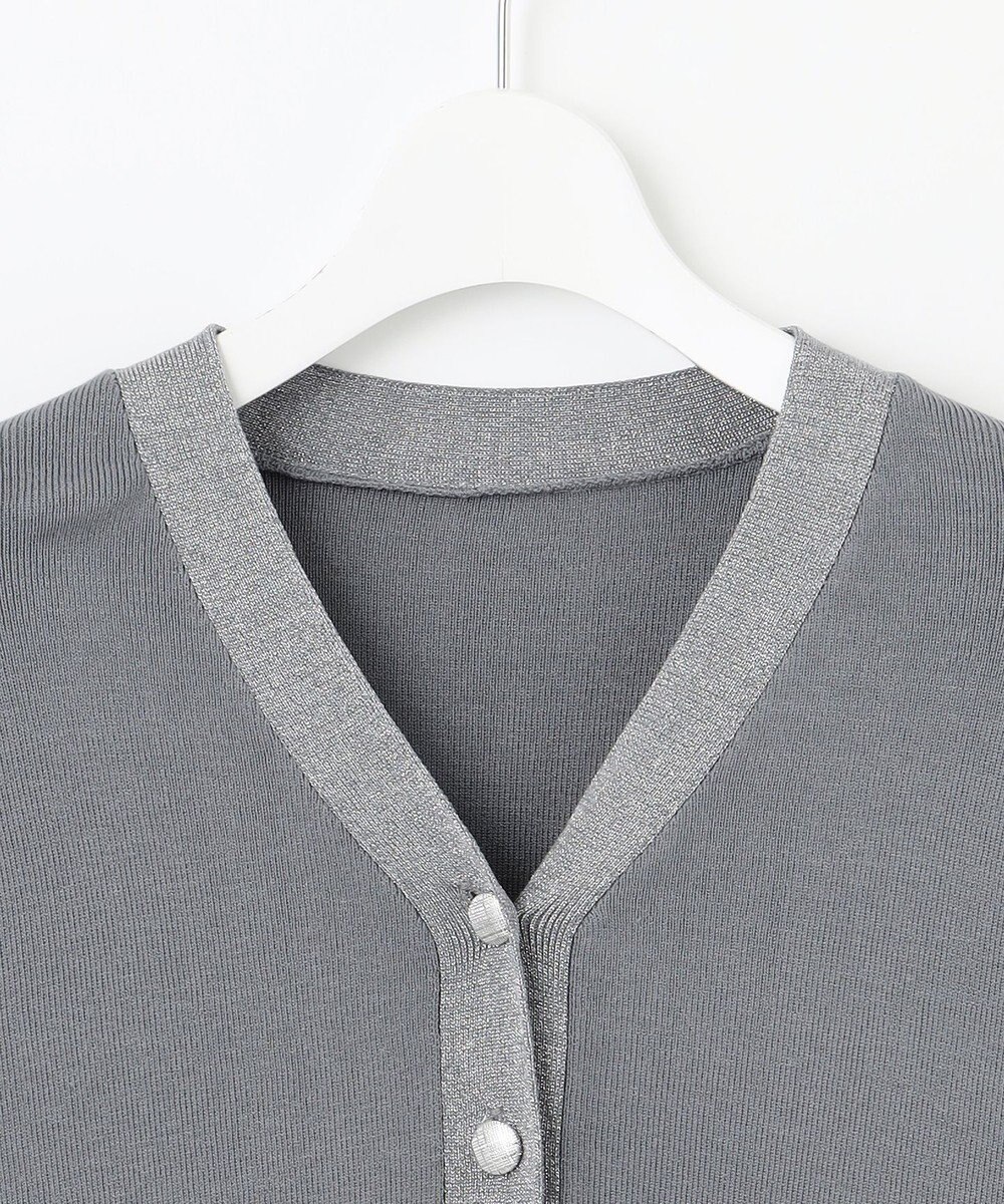 Feroux 【洗える・セットアイテム】ラメライン・ニットセットアップ 