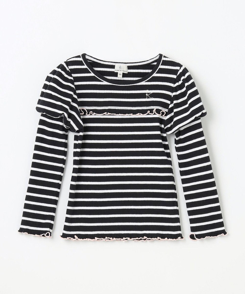 組曲 KIDS 【100㎝】パフスリーブ トップス 