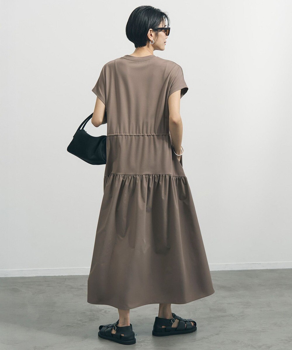 UNFILO L BEAUTY-FORM T コンビティアード ワンピース 