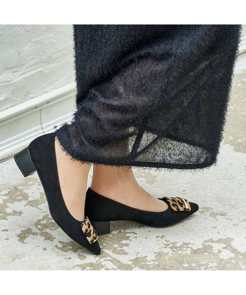 MODE ET JACOMO <MODE ET JACOMO>バックルポインテッドトゥパンプス 