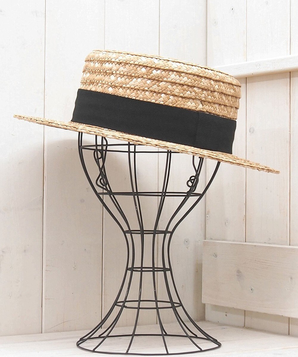 石田製帽 【UNISEX】 ビンテージストローハット キャノチエ 