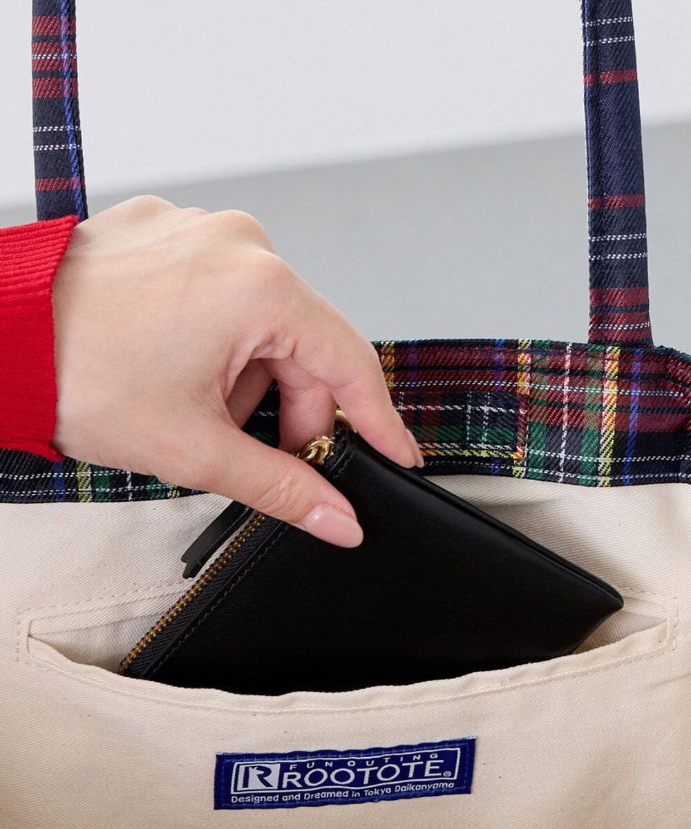 ROOTOTE 3619【自立・A4収納】EU.ミディアム.チェックキルト-C 