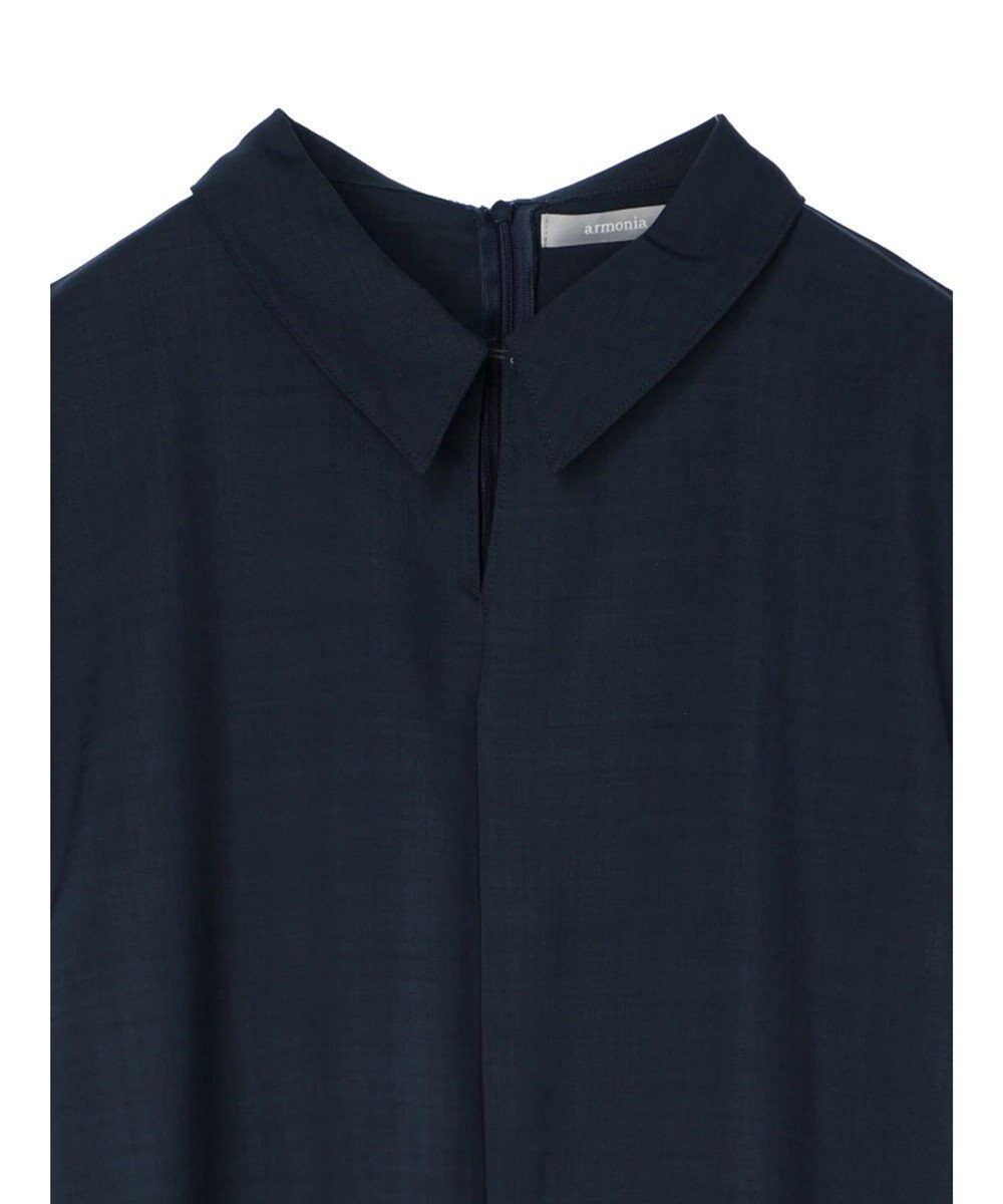 Green Parks armonia.襟付きフレアワンピース 