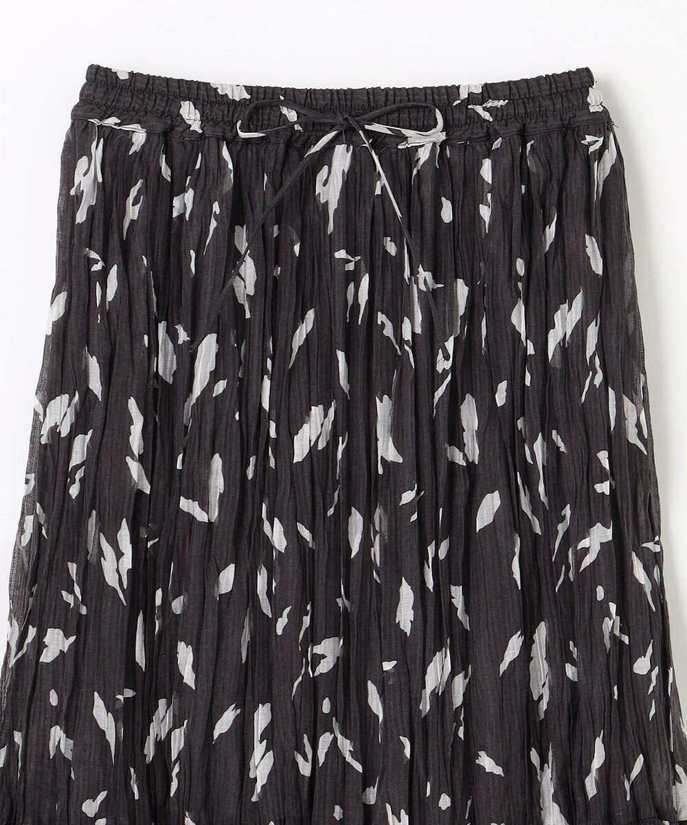 ANY アートドットプリントスカート 