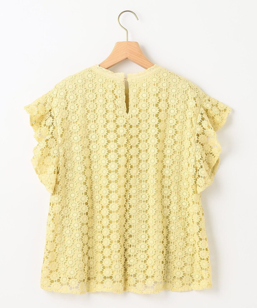 組曲 【洗える】フラワーレース ブラウス 