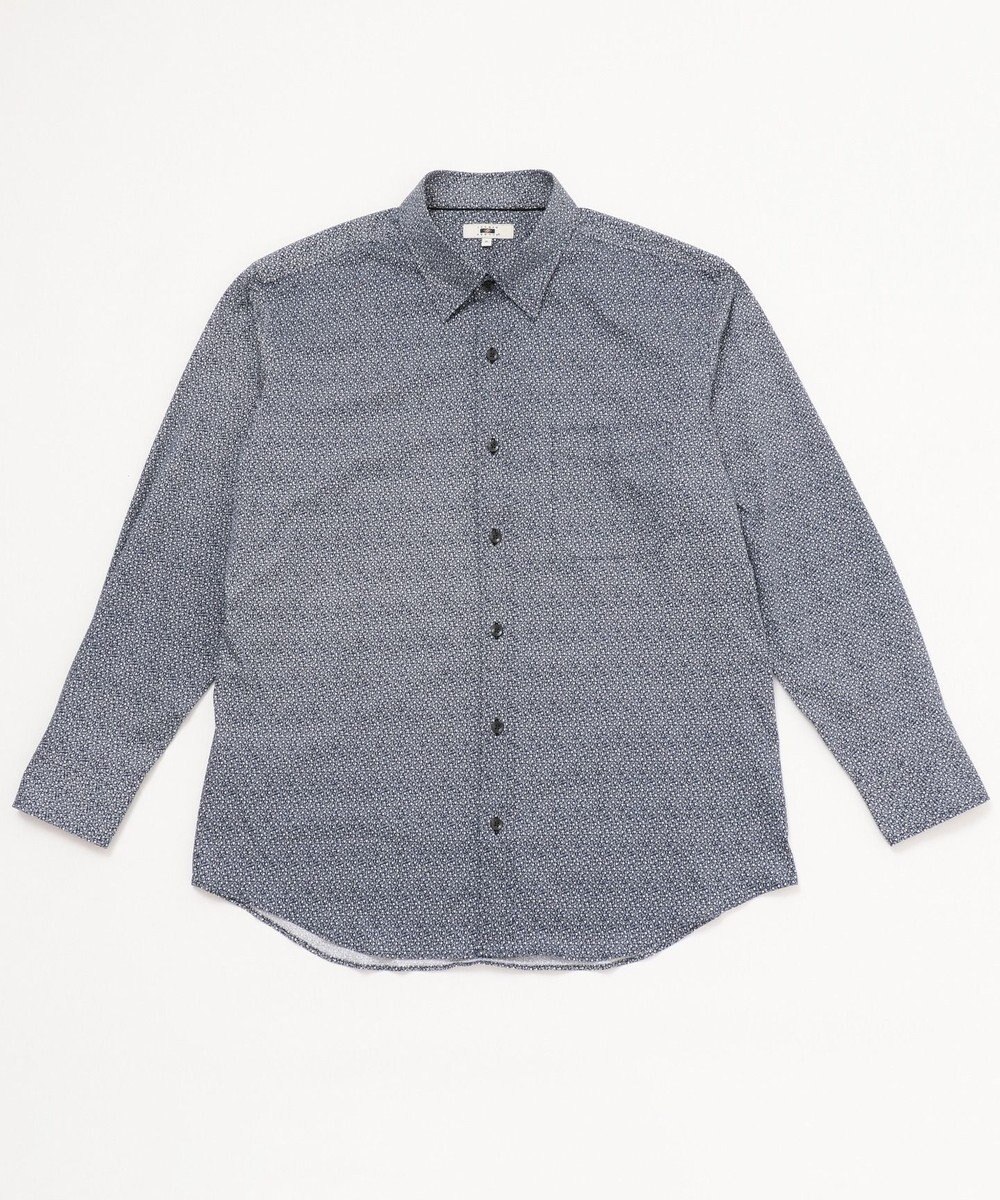 JOSEPH ABBOUD 【キングサイズ】コンパクトジャージープリント シャツ 