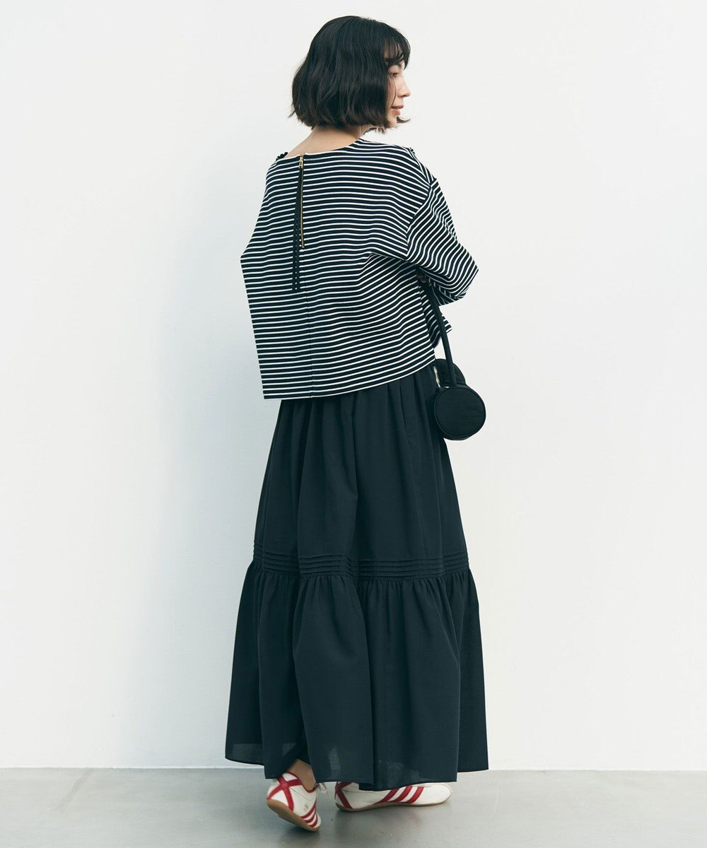 UNFILO エアリー ギャザースカート 