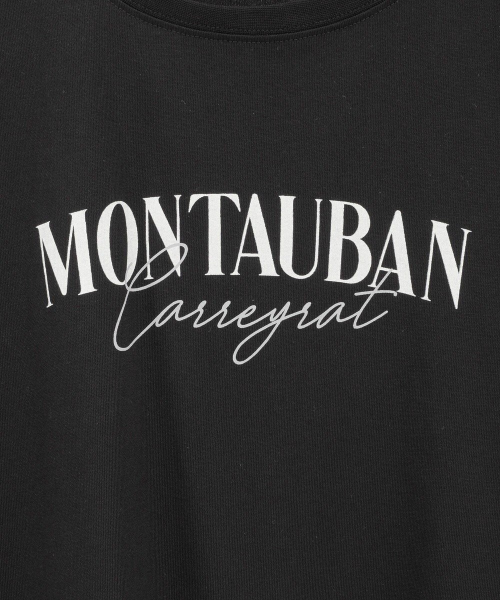 Green Parks キレイ目ロゴ長袖Ｔシャツ 