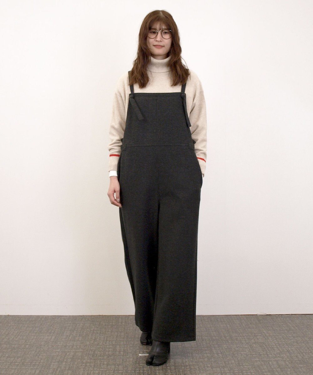 J.PRESS YORK STREET 【WOMEN】ウールライクジャージー オーバーオール 