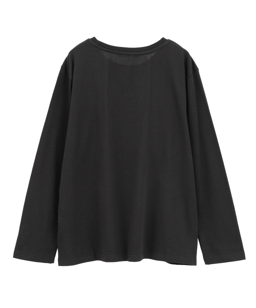 Green Parks キレイ目ロゴ長袖Ｔシャツ 