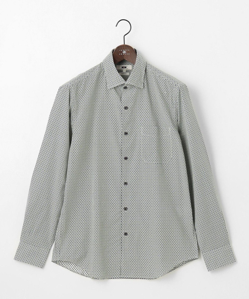 JOSEPH ABBOUD 【キングサイズ・オーガニックコットン使用】コットンプリント シャツ 