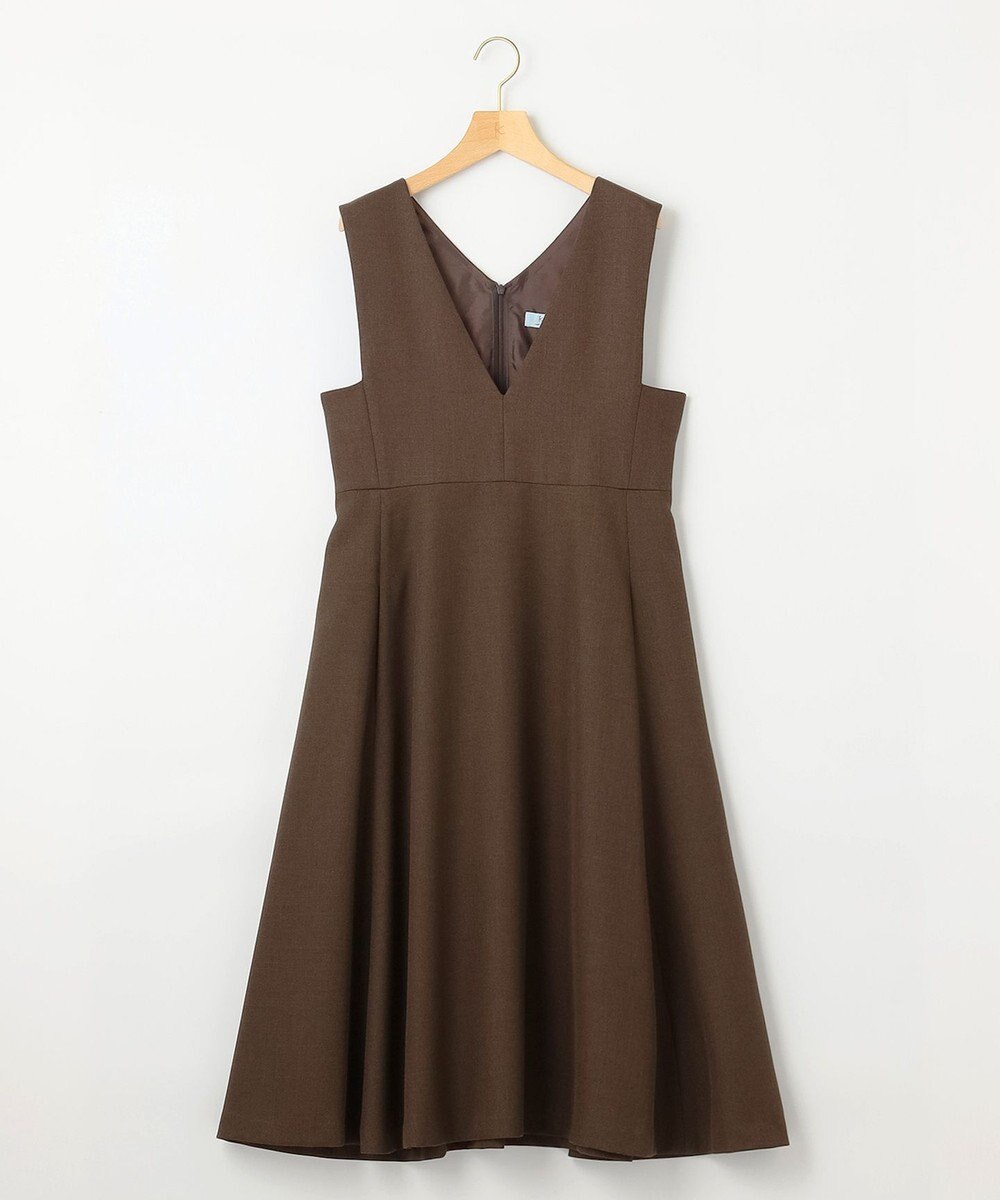 組曲 ウールライクスポンディッシュ ジャンパースカート 