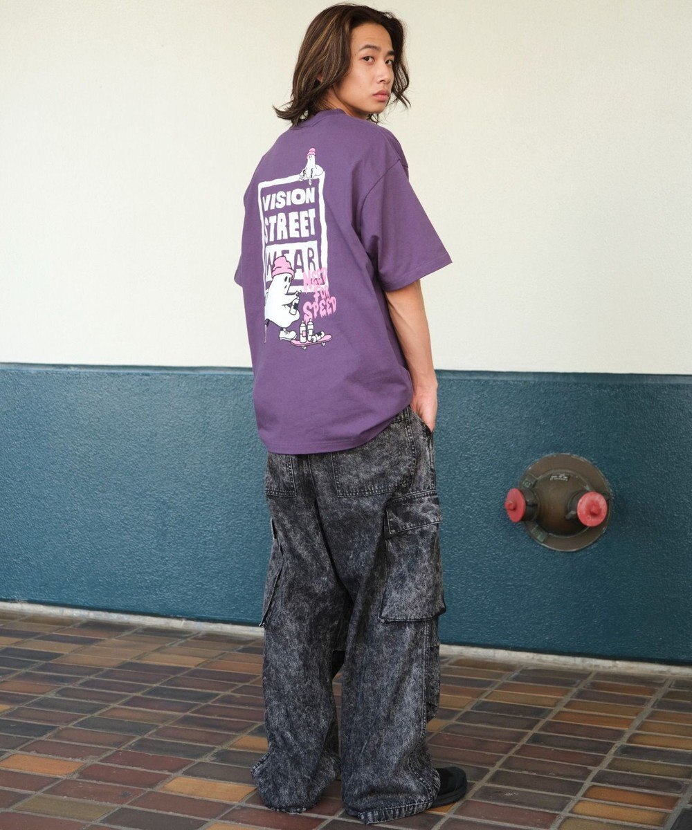 WEGO 【ユニセックス着用ITEM】別注VISIONボックスロゴゴーストスケーターT（SS） 