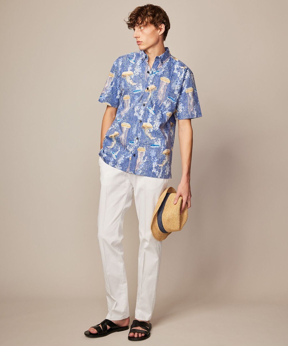 JOSEPH ABBOUD 【ナチュラルな風合い】ラフィアメランジハット 