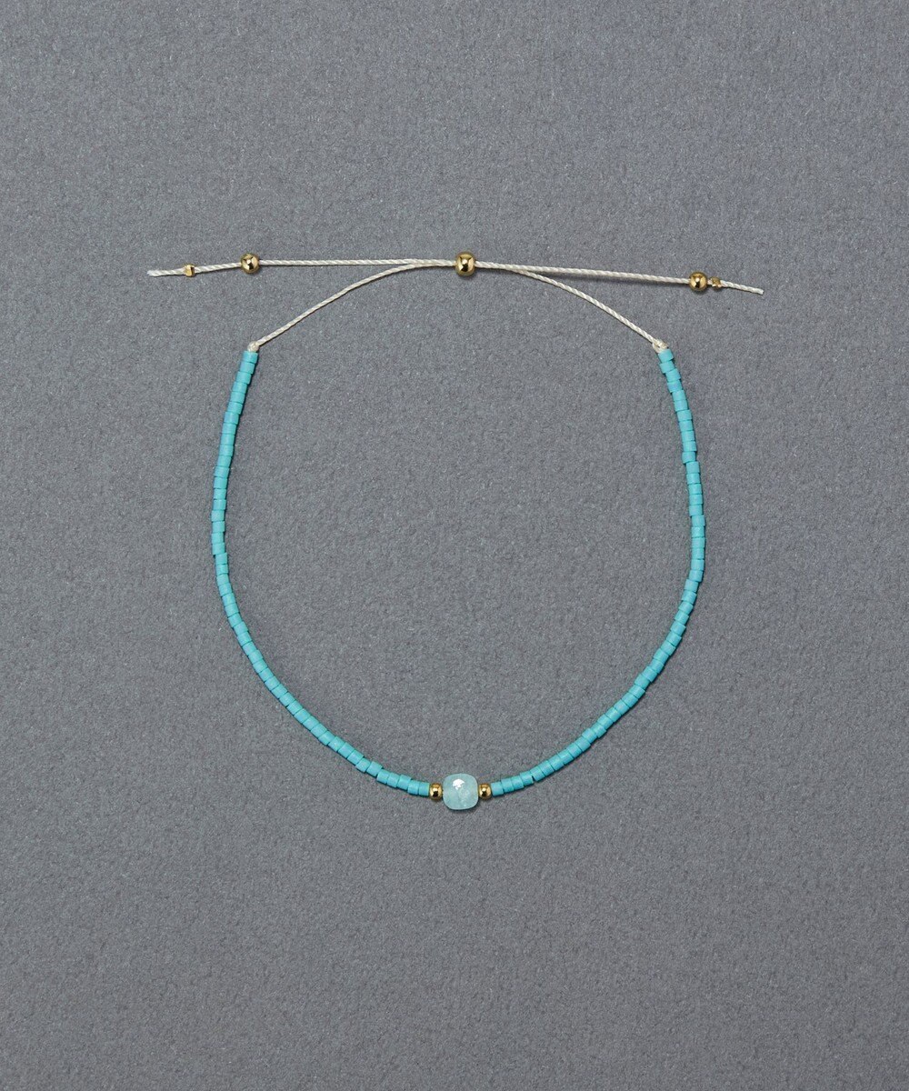 Phoebe ストーンコードブレスレット　ブルー/天然石 