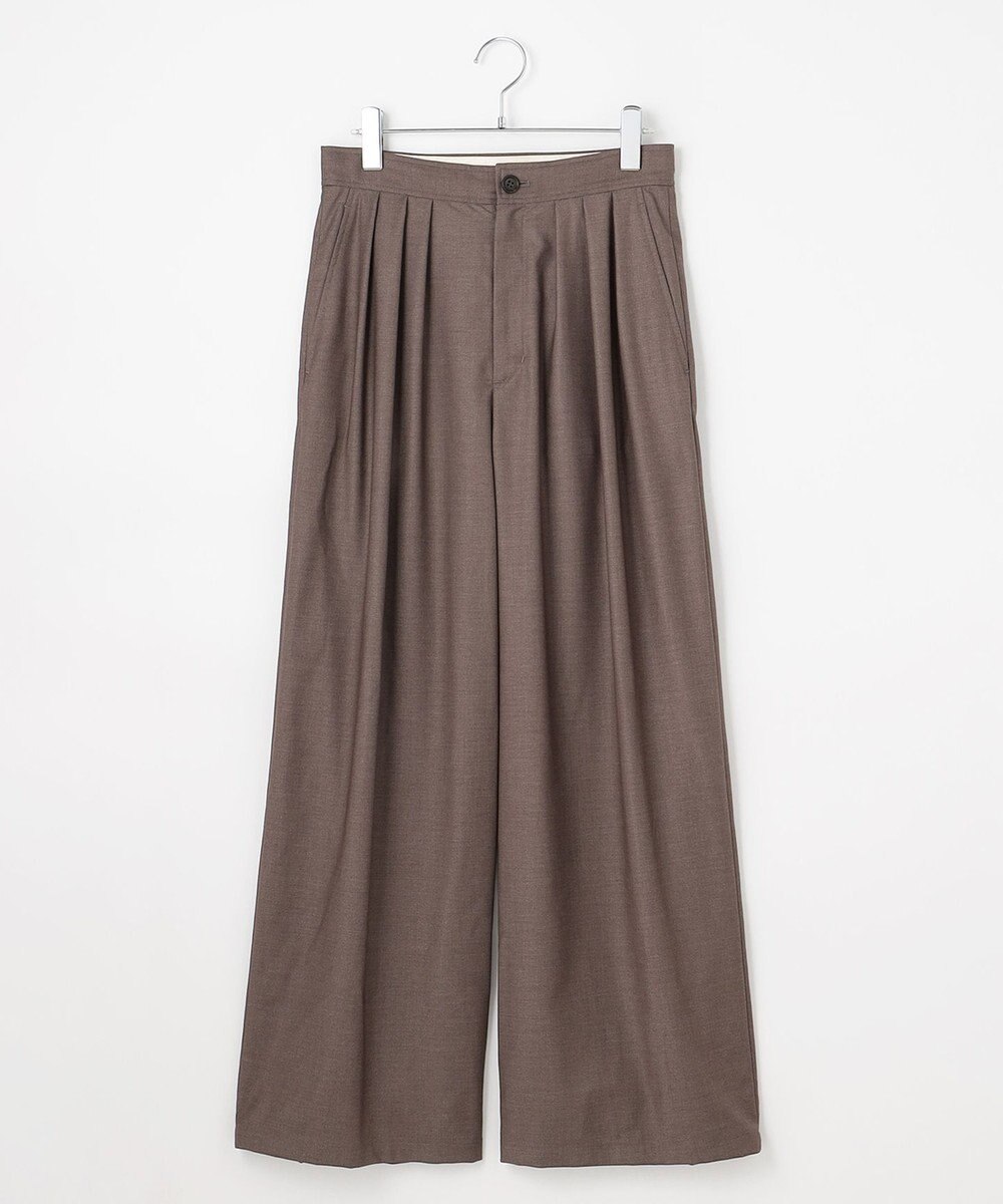 #Newans 【洗濯機可/しわになりにくい】ベリーワイドパンツ 