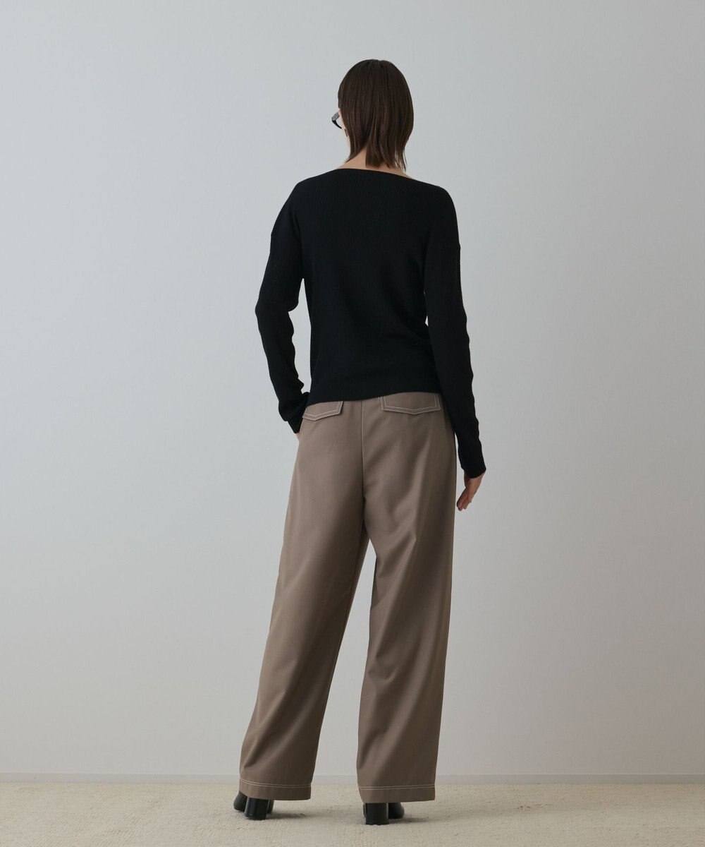 GRACE CONTINENTAL タックカーブパンツ 