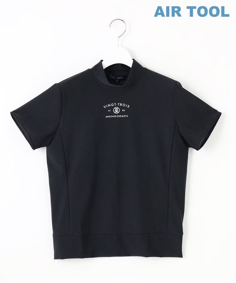 23区GOLF 【WOMEN】AIR TOOLライト モックネックシャツ 