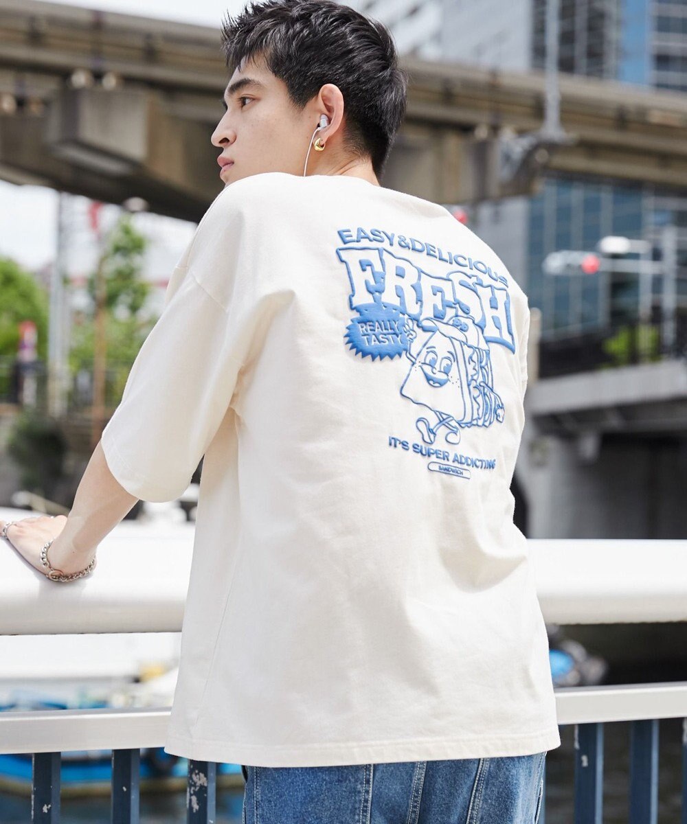 WEGO フードキャラ発泡プリントT 