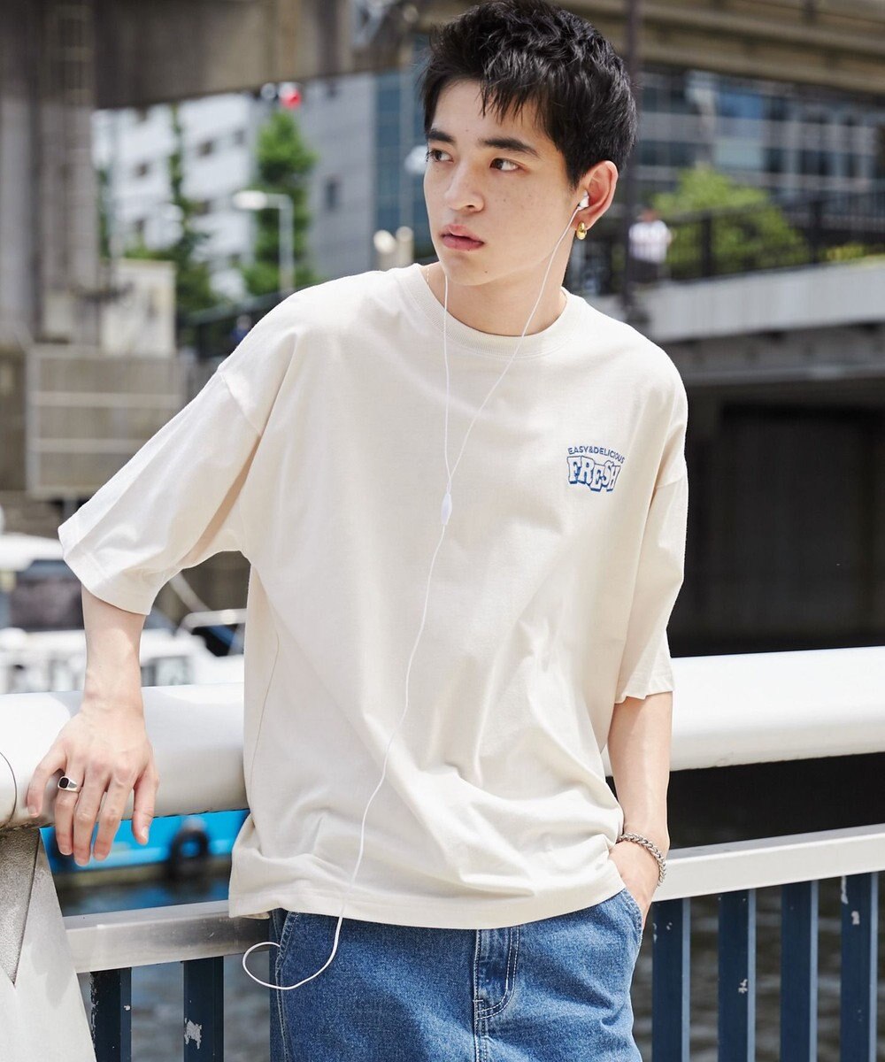 WEGO フードキャラ発泡プリントT 