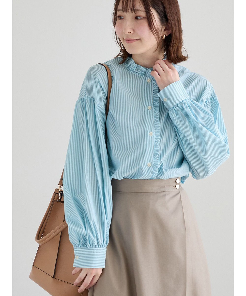 Te chichi パターンアソートスタンドフリルブラウス 