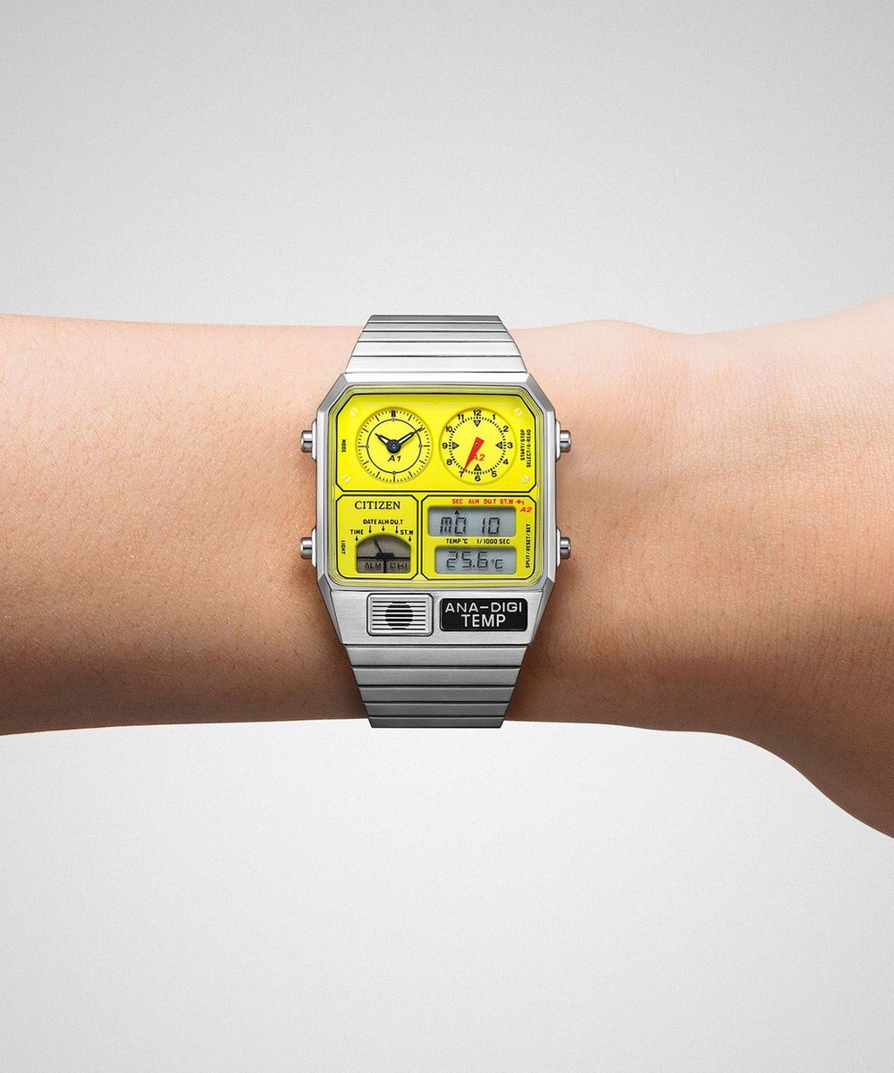 CITIZEN 【PLAYGROUND Edition 特定店限定モデル】アナデジテンプ 数量限定 JG2170-59Y 