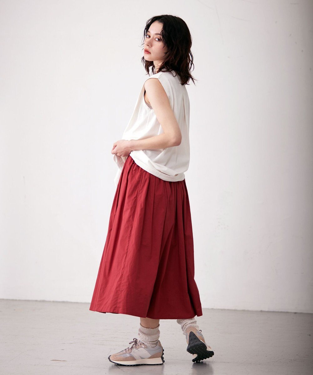 J.PRESS YORK STREET 【WOMEN】コットンボイルスカート 