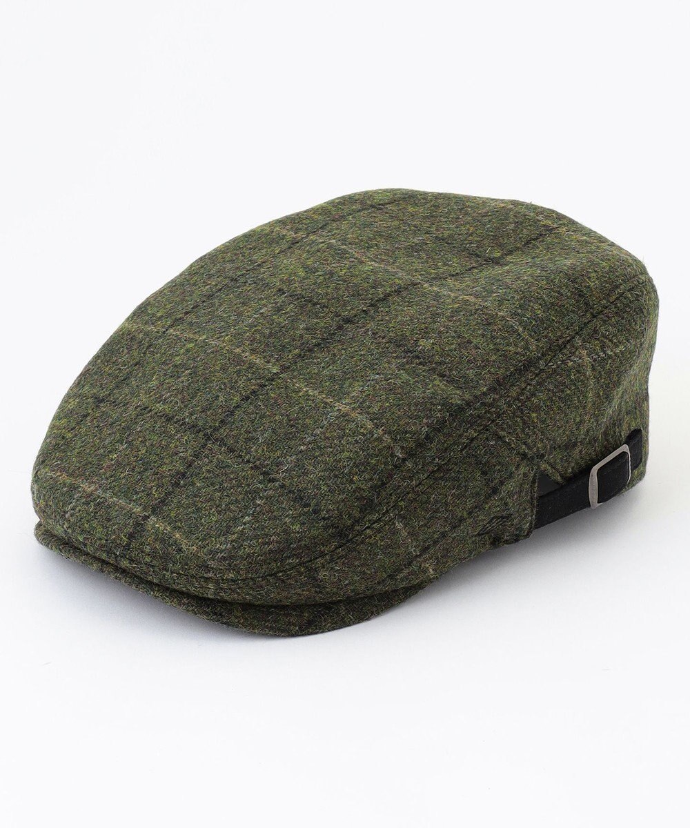 JOSEPH ABBOUD 【サイズ調整可・ツィード/UKファブリック】ツイード ウインドーペン ハンチング 