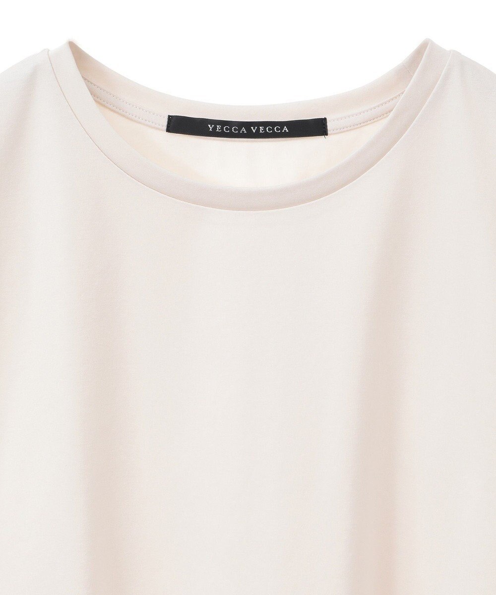 YECCA VECCA コットンスムースノースリーブトップス 
