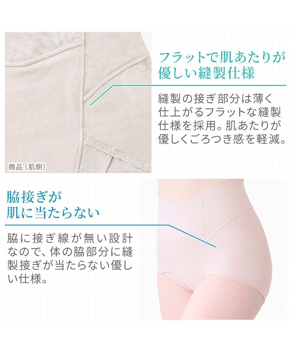 BRADELIS New York 【Yukine inc. 】ゆきねえモアソフト快適ショーツ25 接触冷感 補整 補正下着 深め ハイウエスト 