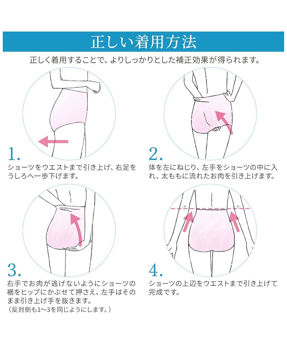 BRADELIS New York 【Yukine inc. 】ゆきねえモアソフト快適ショーツ25 接触冷感 補整 補正下着 深め ハイウエスト 