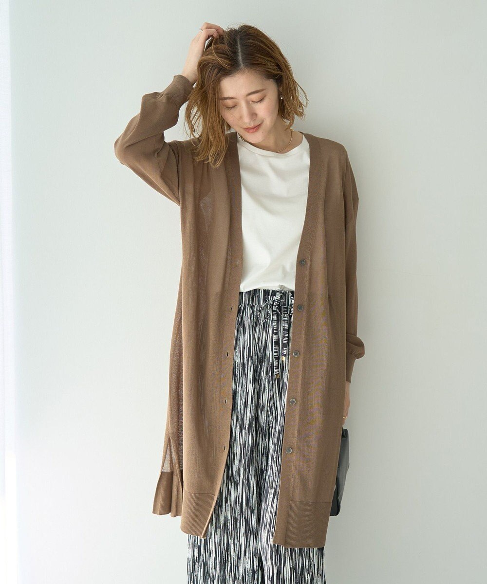 YECCA VECCA コットンスムースノースリーブトップス 