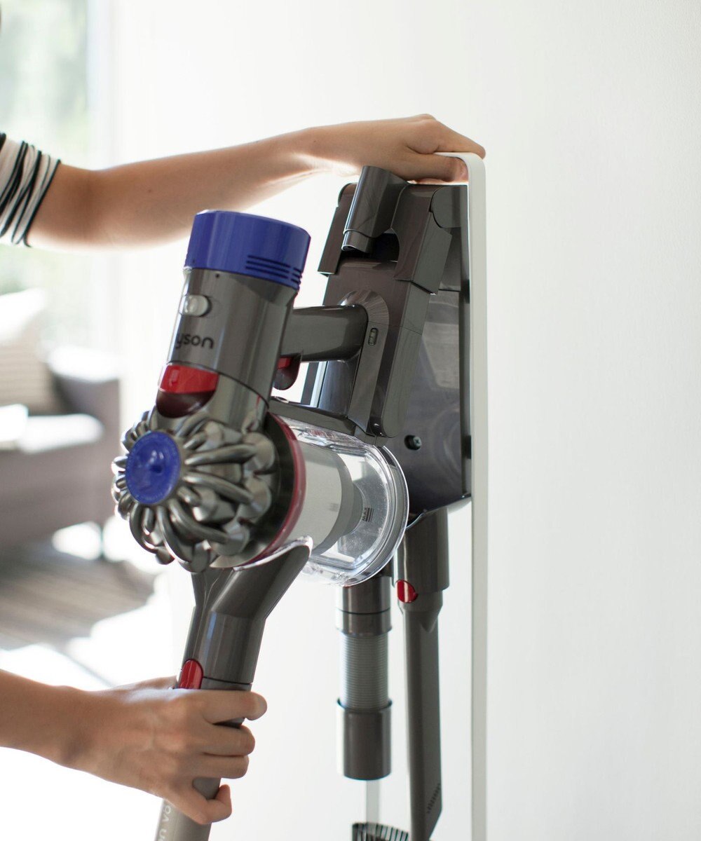 tower コードレスクリーナースタンド プレート ホワイト 