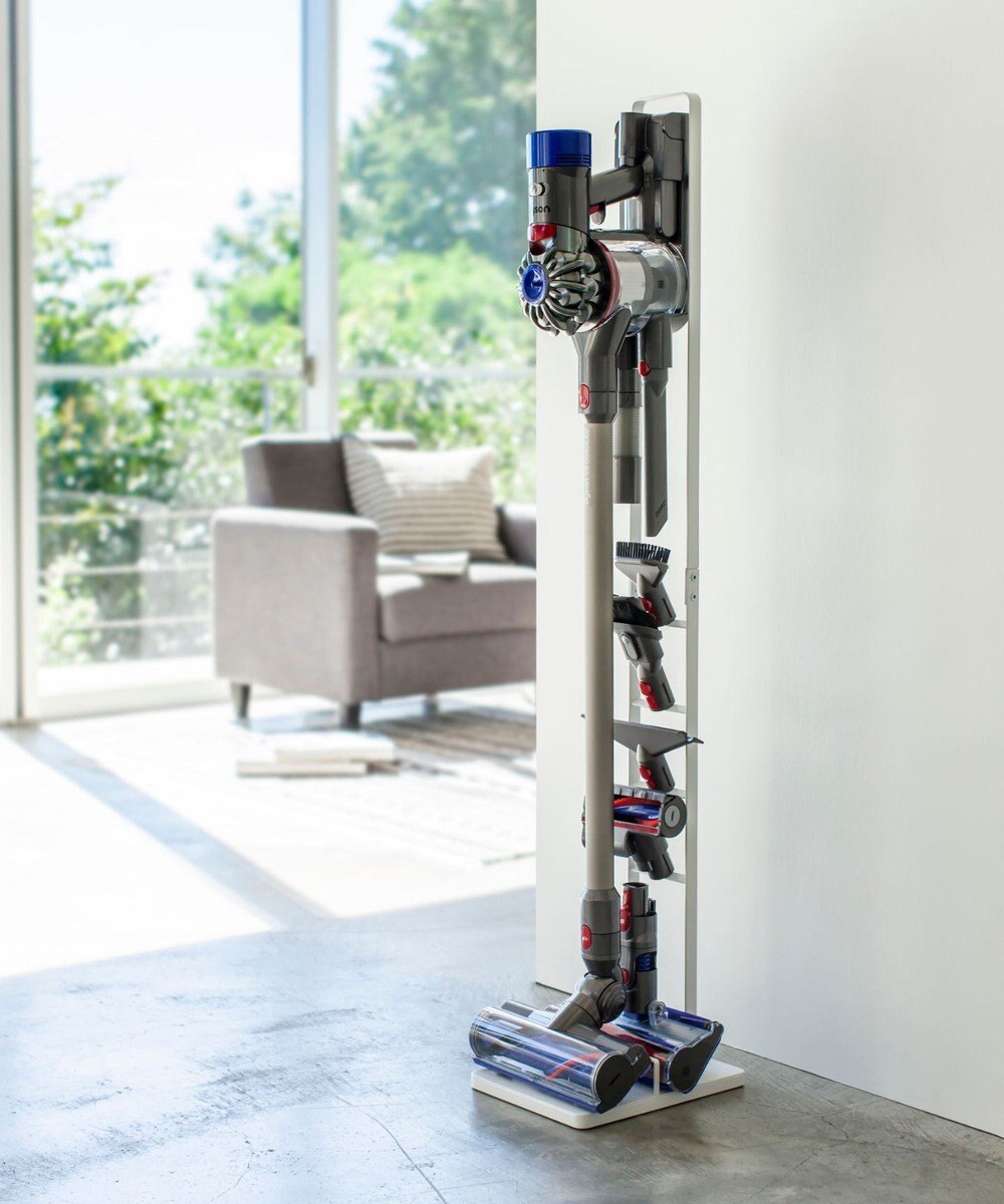 tower コードレスクリーナースタンド プレート ホワイト 