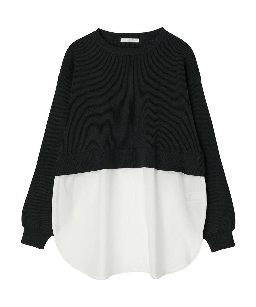 Green Parks リブニットドッキングチュニック 