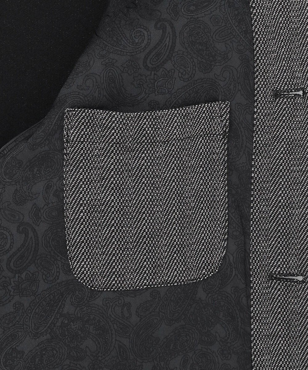 JOSEPH ABBOUD 【キングサイズ・軽量/ストレッチ/家庭洗濯可】ヘリンボーンジャージー カバーオール ブルゾン 