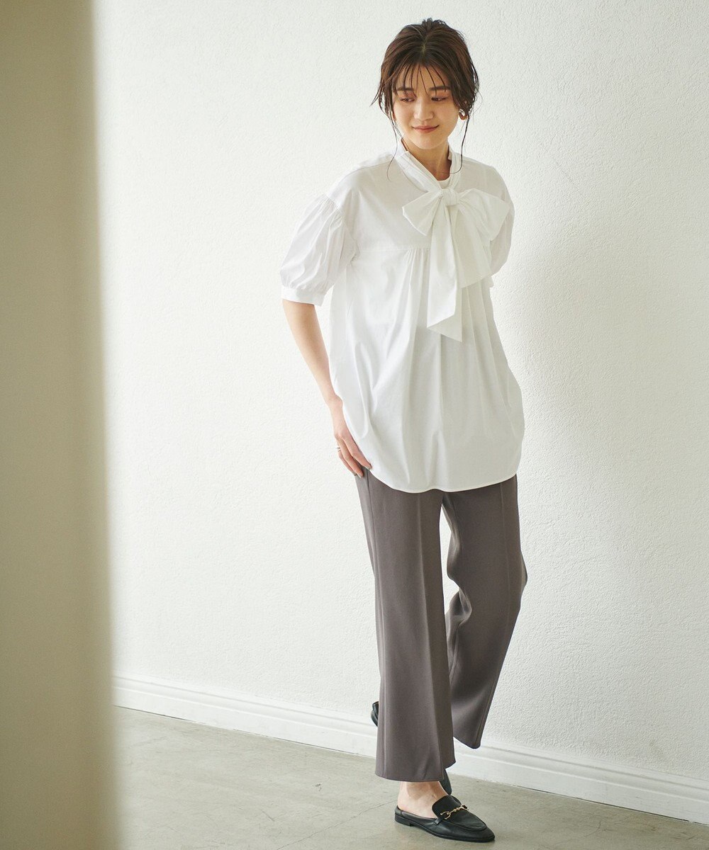 #Newans 【ANSWER for コンサバフェミニン】マルチウェイビッグリボンブラウス 