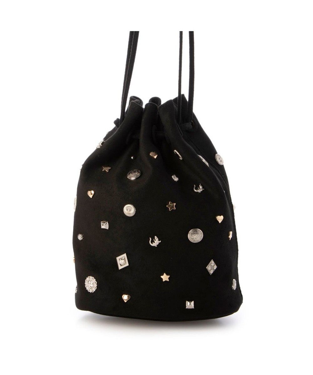 UNBILLION カカトゥ kakatoo / スエード調スタッズドロストバッグ 