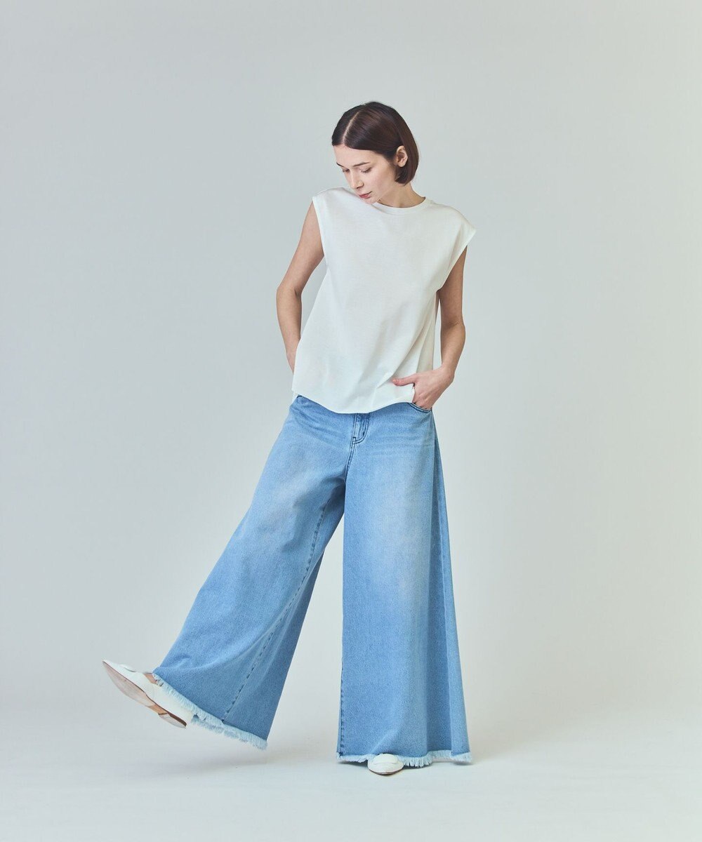 GRACE CONTINENTAL バックロゴ刺繍ノースリーブ 