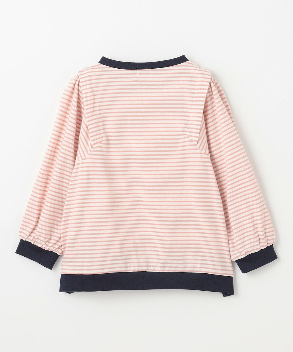 組曲 KIDS 【110-140㎝】リボンボーダー トップス 