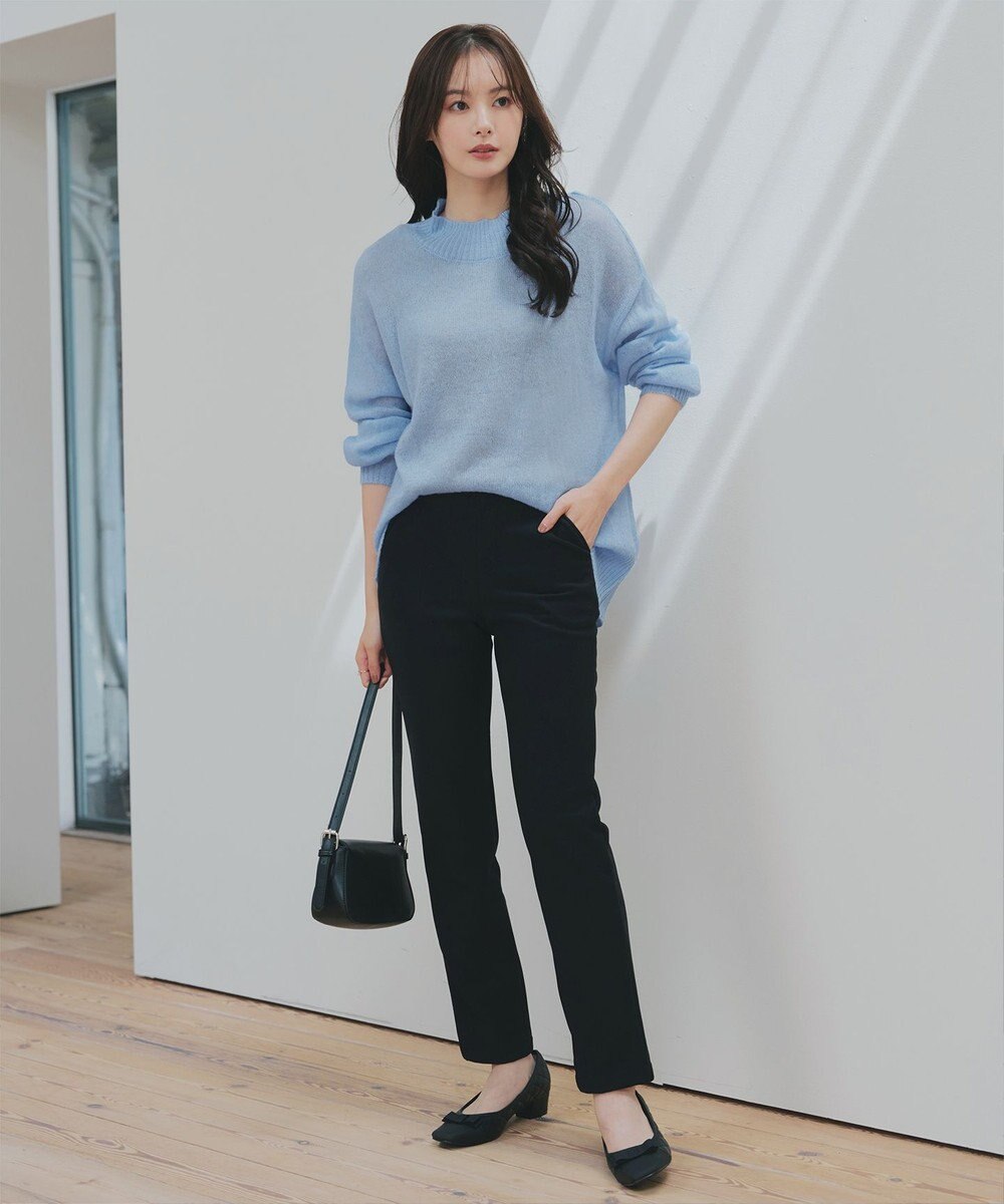 Tiaclasse 【洗える】シアープルオーバーニット 