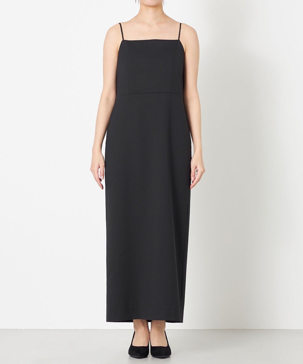 NAVE 【Nave・セットアップ可】ウールポリエステルツイルキャミドレス 