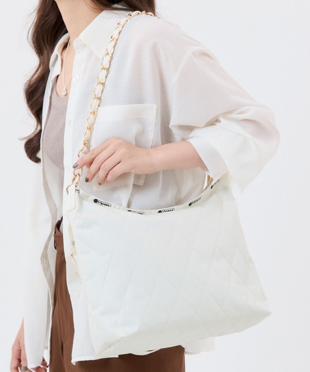 LeSportsac CHAIN MED ZIP SHOULDER/ルナキルトチェーン 