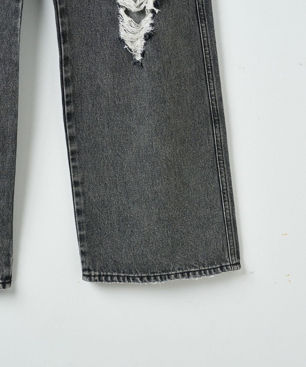 WEGO ヴィンテージウォッシュダメージデニムパンツ 