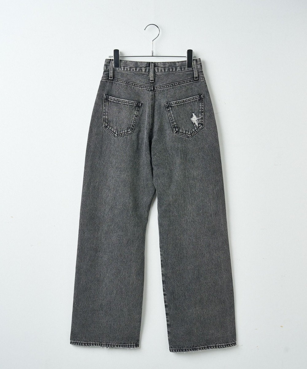 WEGO ヴィンテージウォッシュダメージデニムパンツ 
