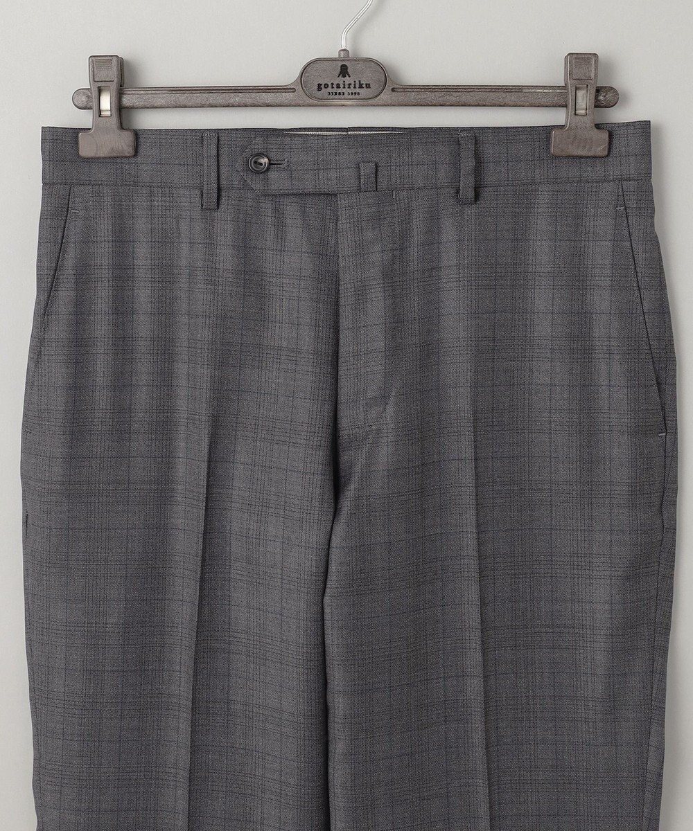 GOTAIRIKU 【Loro Piana Fabric】365 通年スーツ(グレーー×格子) 