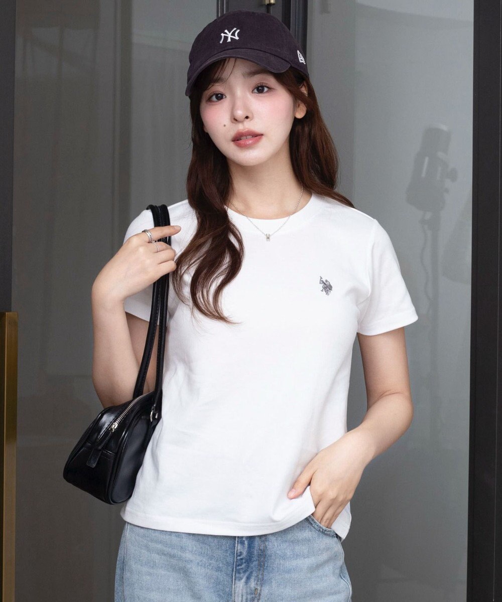 WEGO 【SMLサイズ展開】U.S. POLO ASSN.別注コンパクトTシャツ 