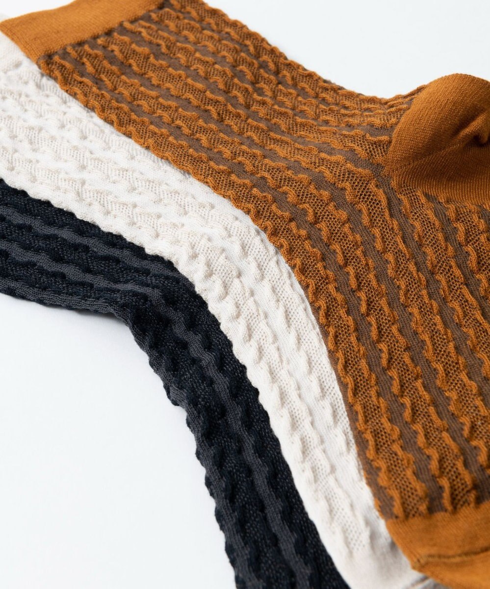 TRICOTE BUMPY LACE SOCKS／バンピーレースソックス 